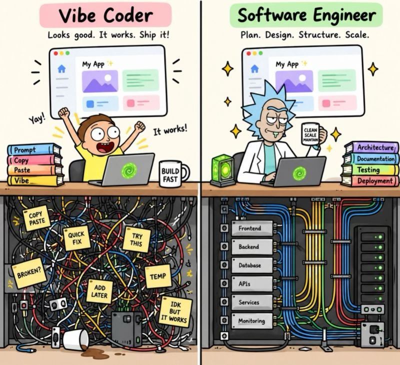 Vibe Coder vs Software Engineer – nowa wojna światów?