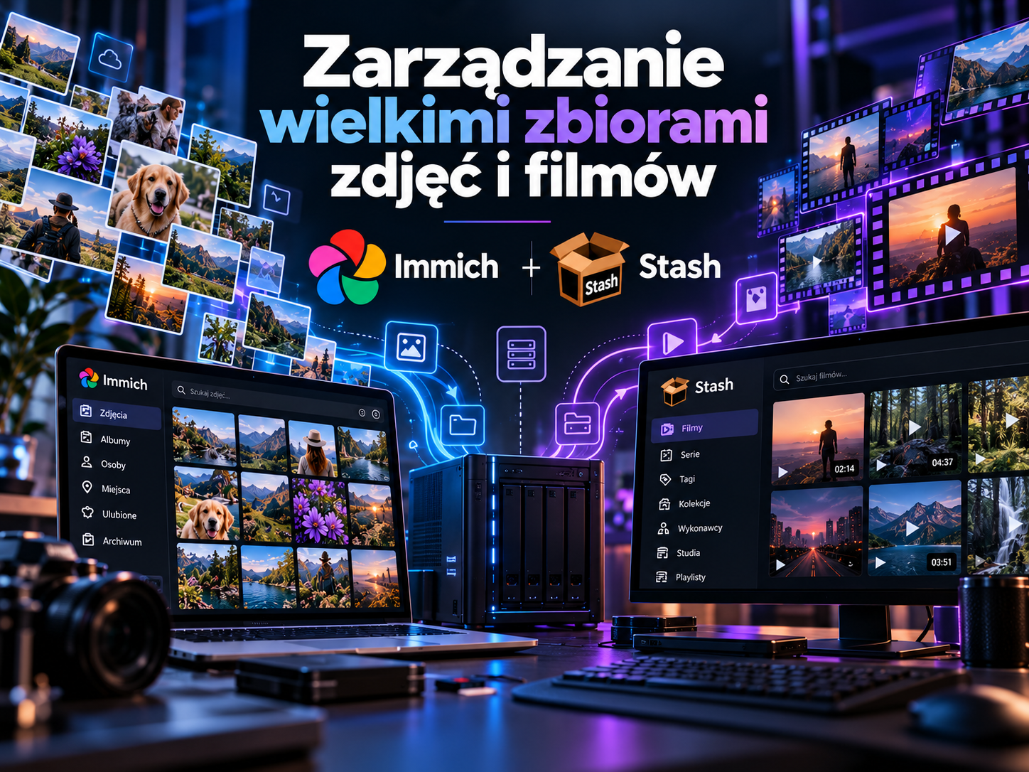 Tysiące zdjęć i filmów – jak to ogarnąć na własnym serwerze?